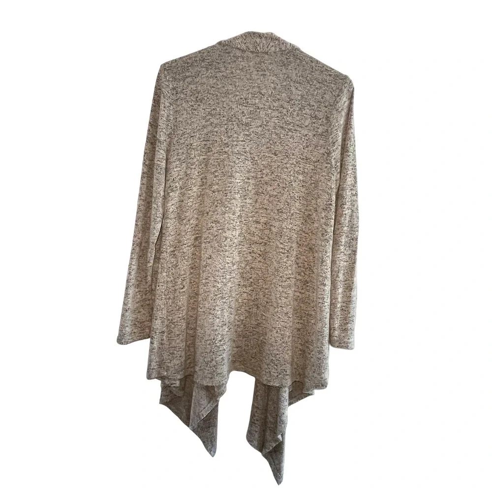 Philosophy Women's Long Sleeve Open Style Cardigan Sweater‎ Size M Gray/Beige